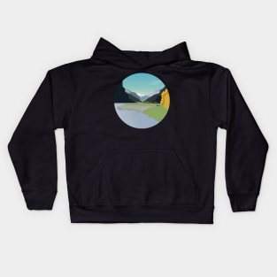 New Zealand Landscape - Mount Aspiring National Park Kids Hoodie